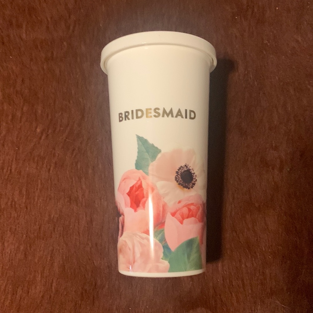 Kate Spade bridesmaid cup. No straw. Excellent condition